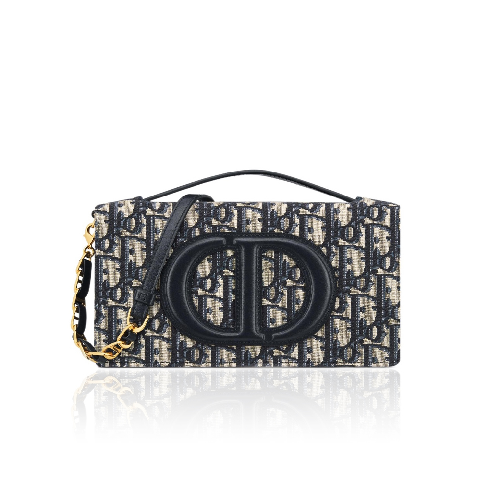 DIOR CD Signature Printed Shoulder Bag
