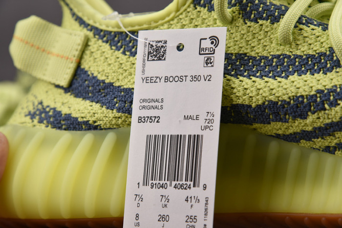 Yeezy Boost 350 V2 Semi Frozen Yellow B37572