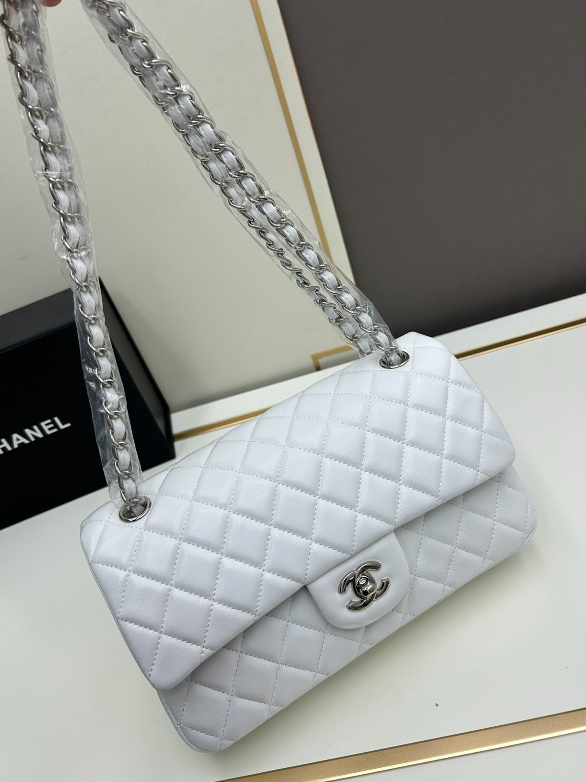 Chanel  Classic lambskin bag
