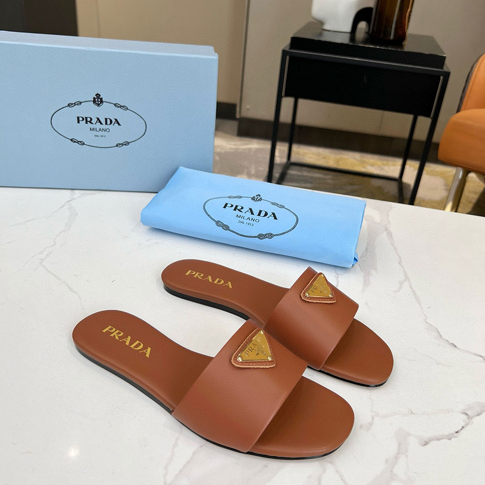 Prada Everything Goes With fFip-flops Slide Sandal