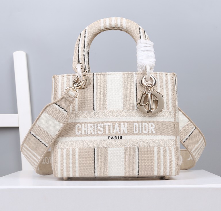 Dior The LADY D-LITE Bag Gray Toile de Jouy Reverse Embroidery M0565ORGO_M932 AAA Quality