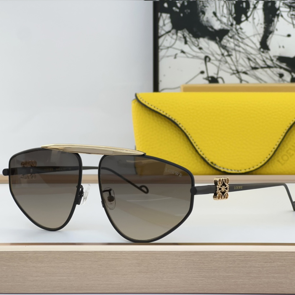 Loewe Oval Sun Protection Sunglasses Top Quality