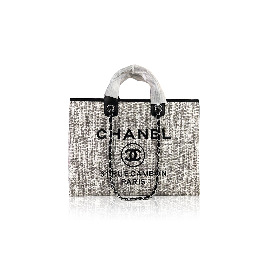 Chanel Handle Embroidered Crossbody Bag