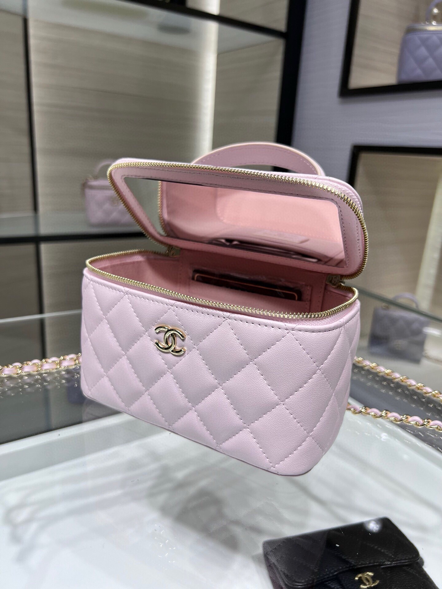 Chanel portable makeup box