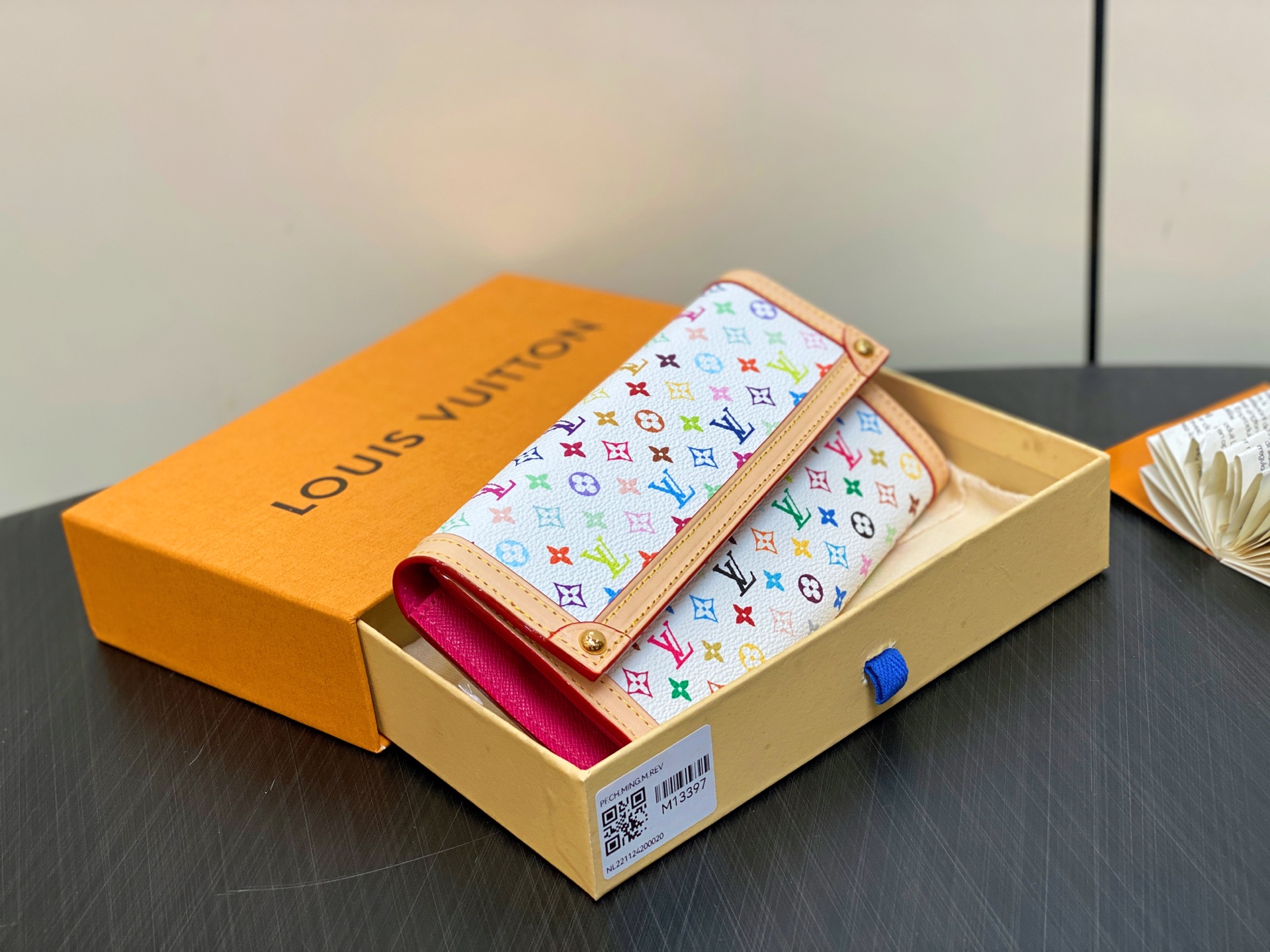 Louis Vuitton x Takashi Murakami Series Flip Wallet