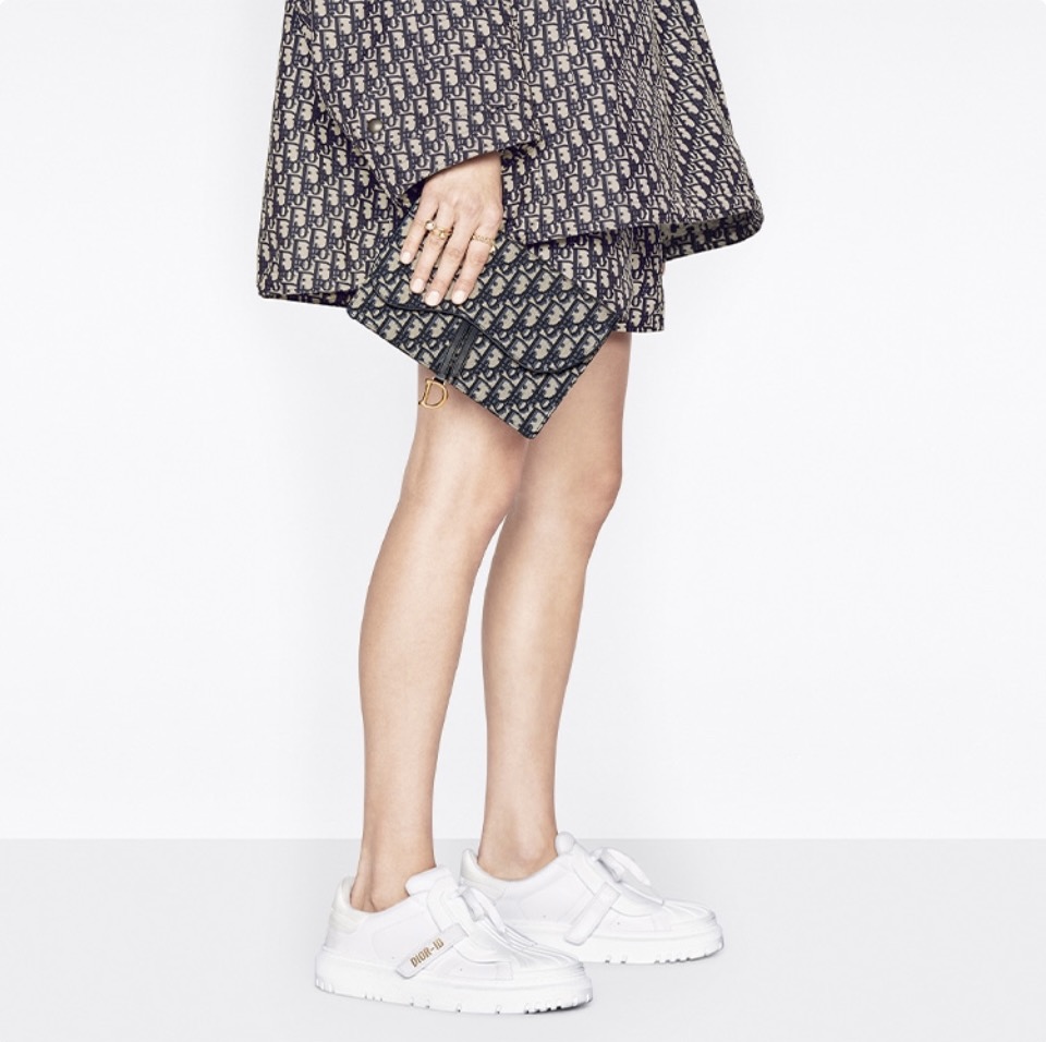 Dior Saddle Pouch Blue Dior Oblique Jacquard S5620CTZQ_M928