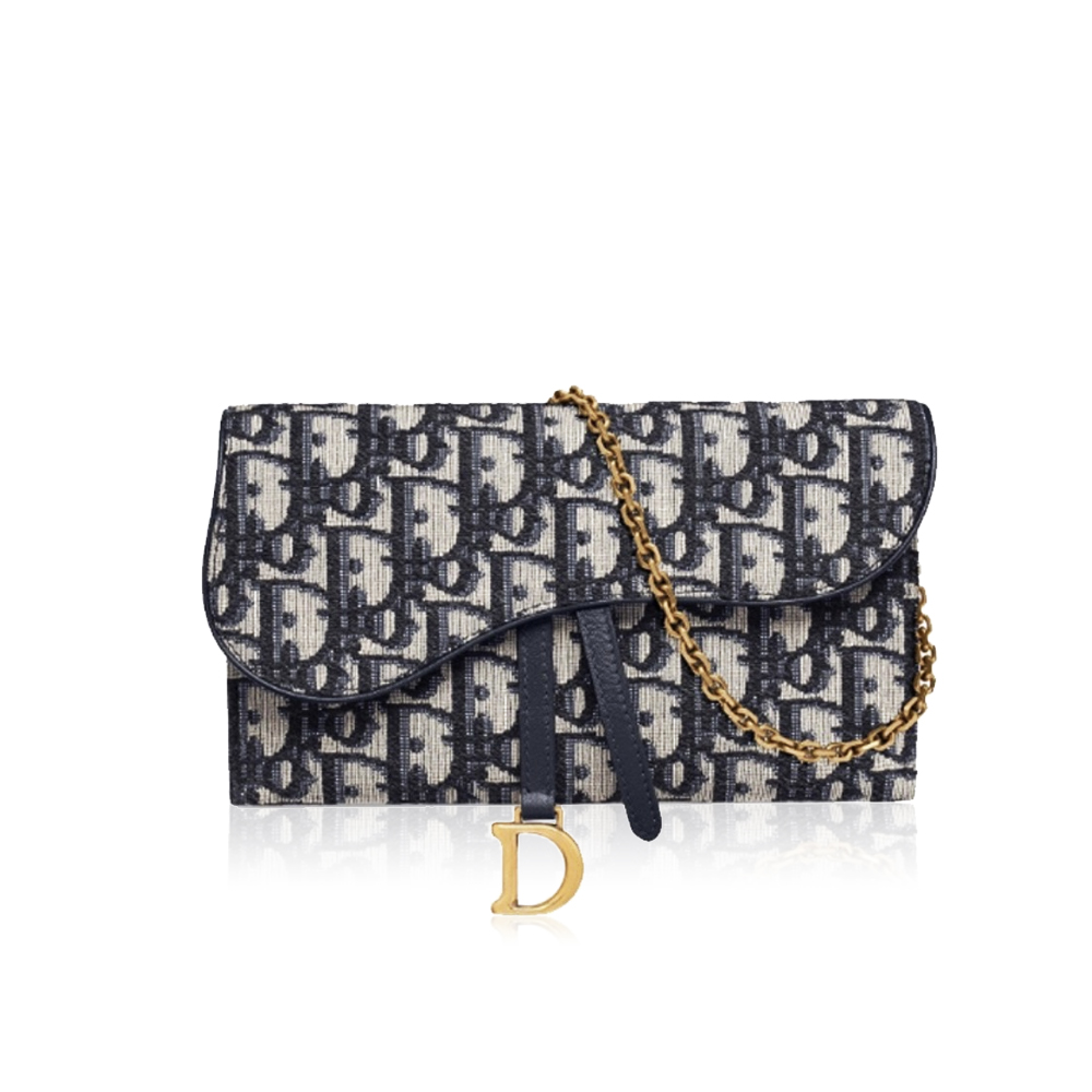 Dior Saddle Chain Wallet