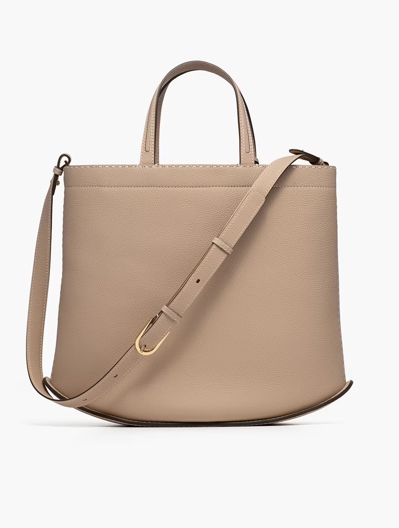 DELVAUX Pin Cabas - Taurillon Soft Surpiqué Box