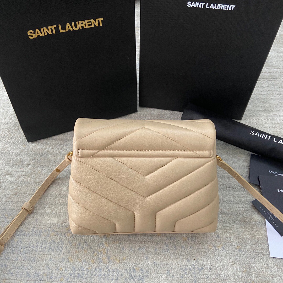 YSL SAINT LAURENT Loulou Toy quilted leather shoulder bag