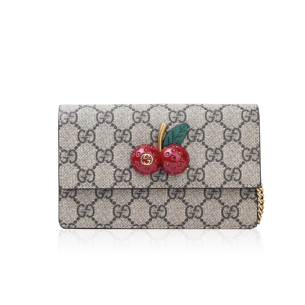 Gucci Cherry Chain Bag& Cherry Wallet