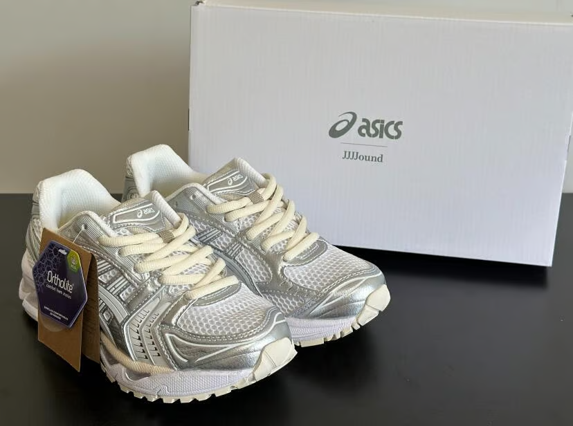 Asics JJJJound x Gel Kayano 14 Silver White