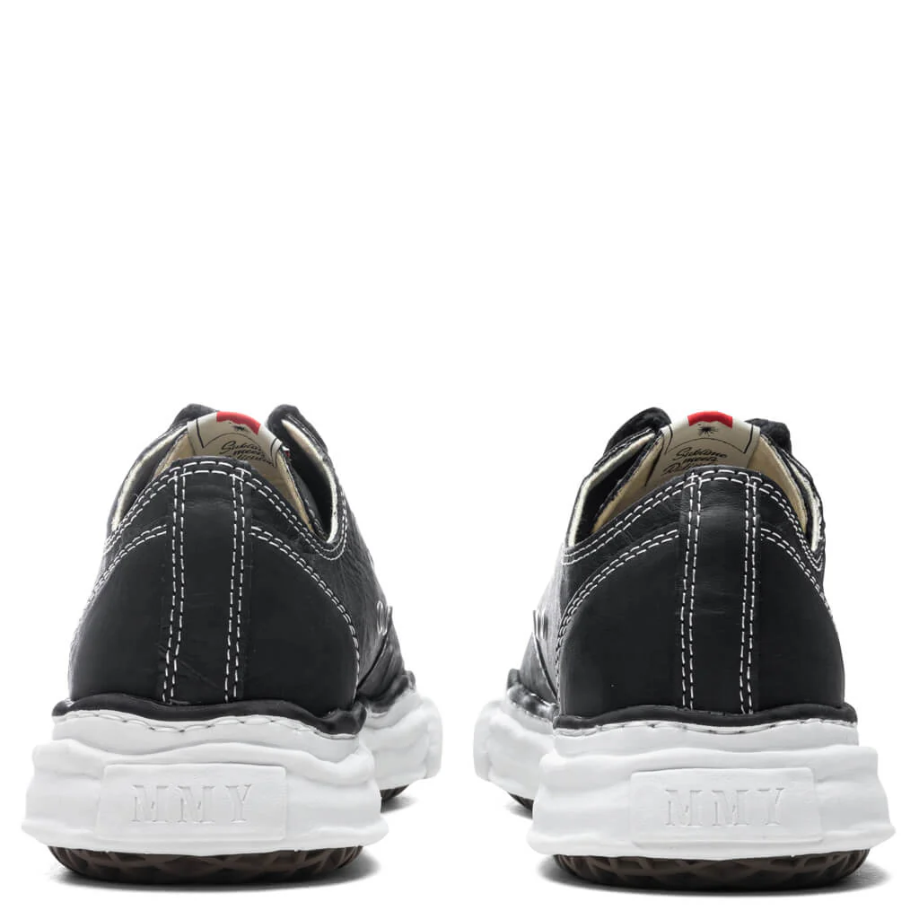MIHARA YASUHIRO Peterson Low OG Sole Paper Like Leather Sneaker - Black
