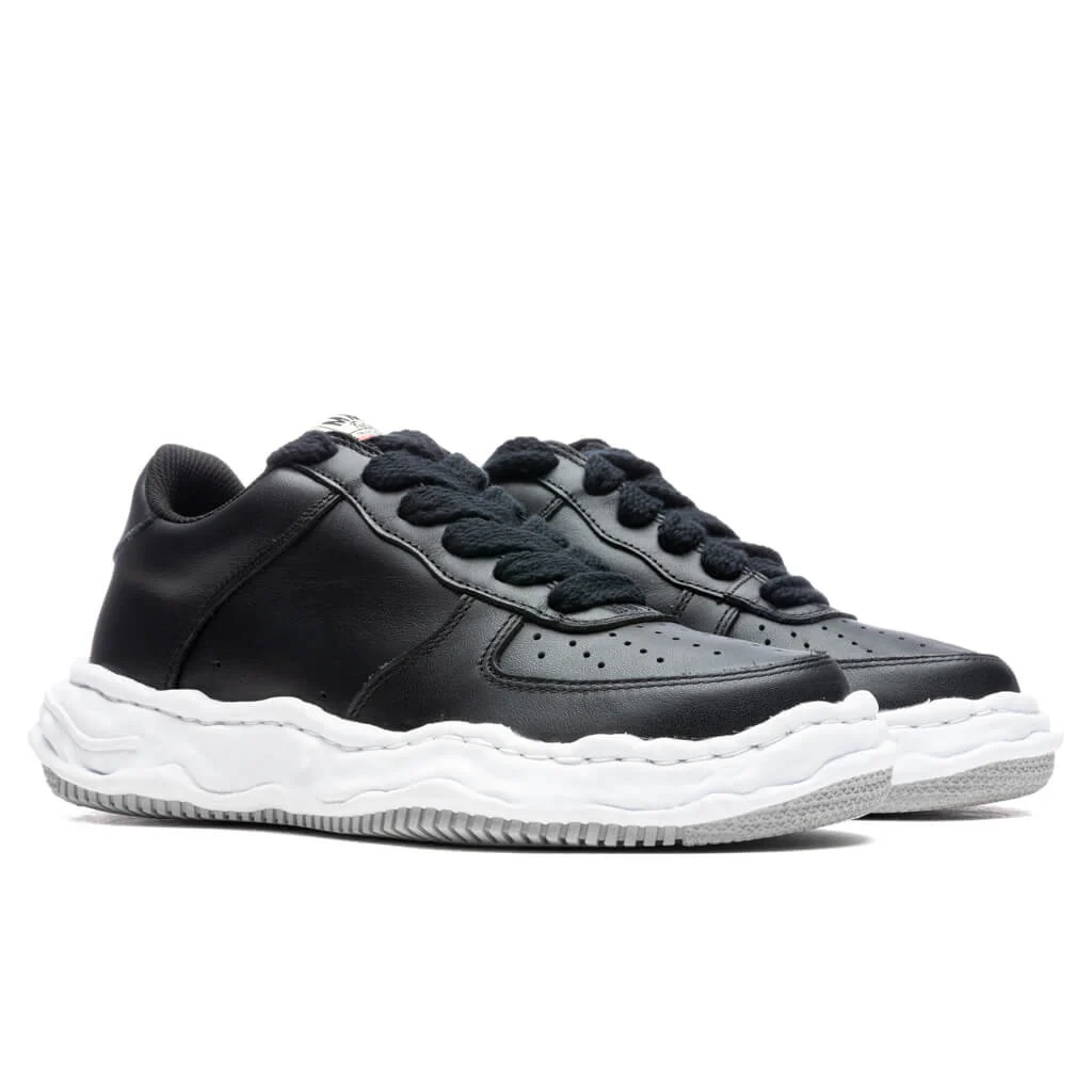 MIHARA YASUHIRO Wayne Low OG Sole Leather Sneaker - Black