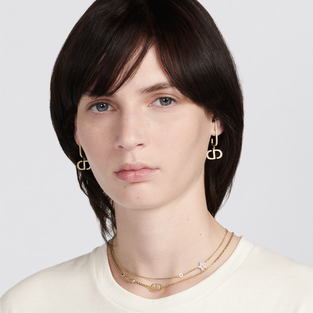 Dior Petit CD Double Necklace Accessories Jewelry