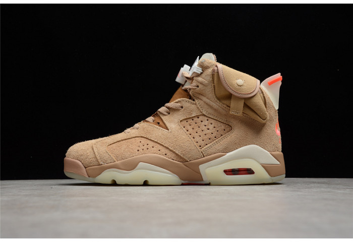 TRAVIS SCOTT X AIR JORDAN 6 BRITISH KHAKI DH0690-200