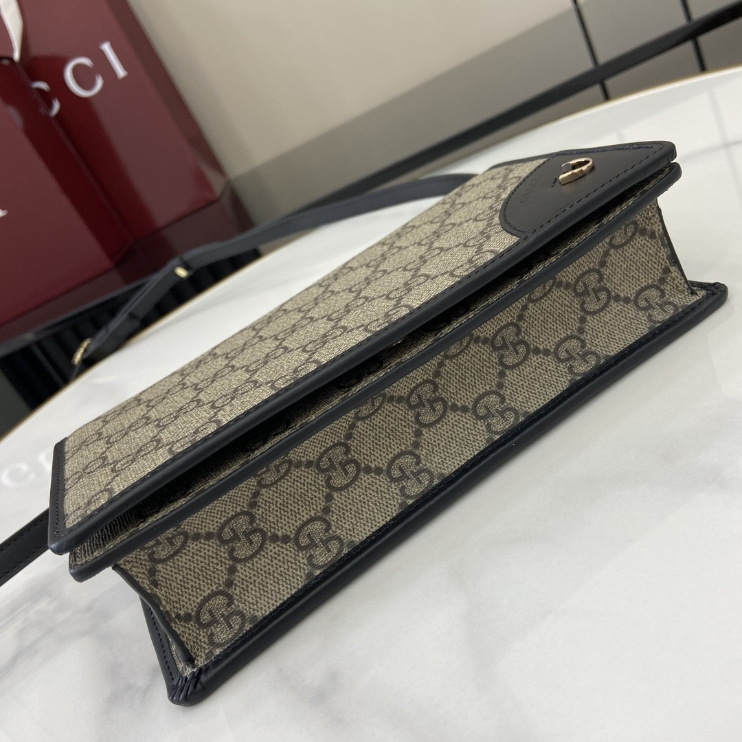 GUCCI Emblem GG ultra mini shoulder bag