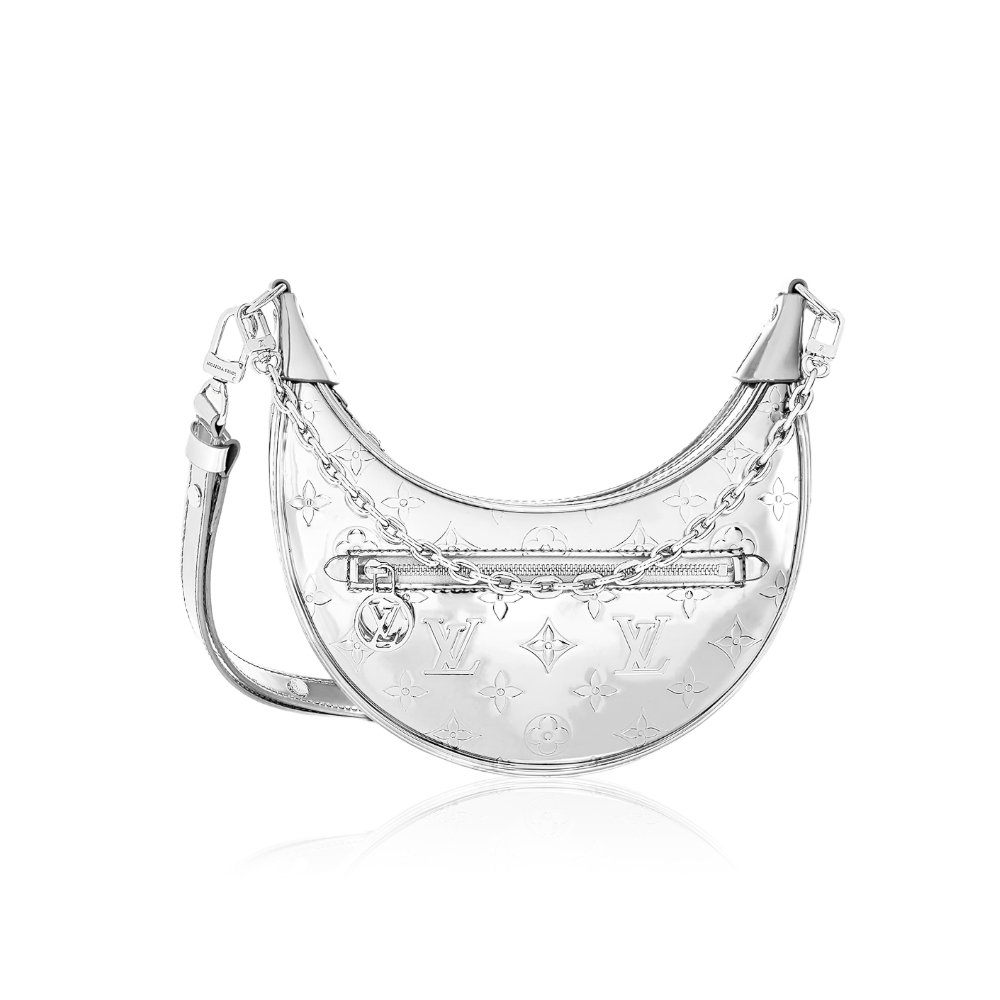 Louis Vuitton New silver embossed bag