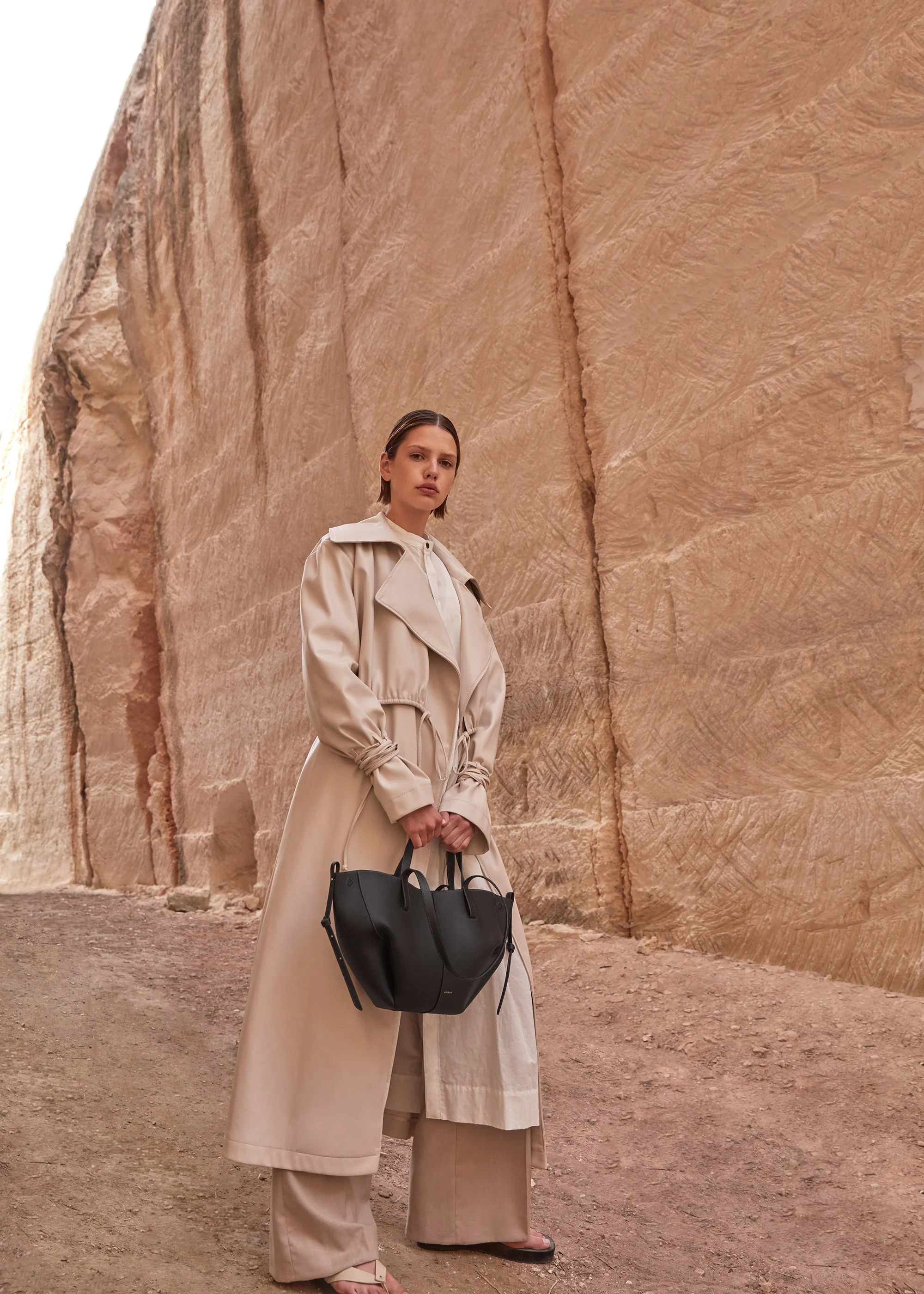 Polène Cyme Mini - Textured Black