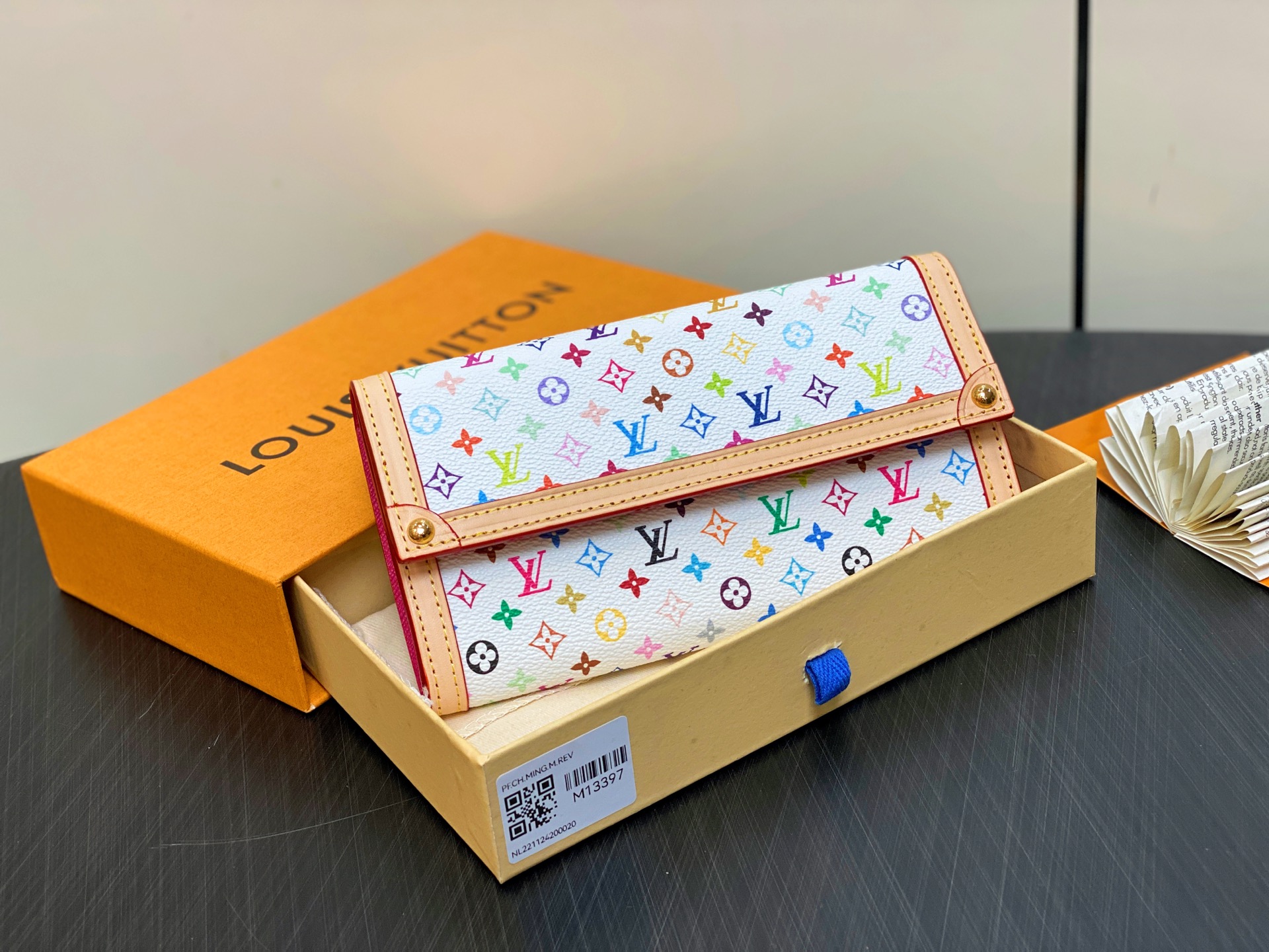 Louis Vuitton x Takashi Murakami Series Flip Wallet