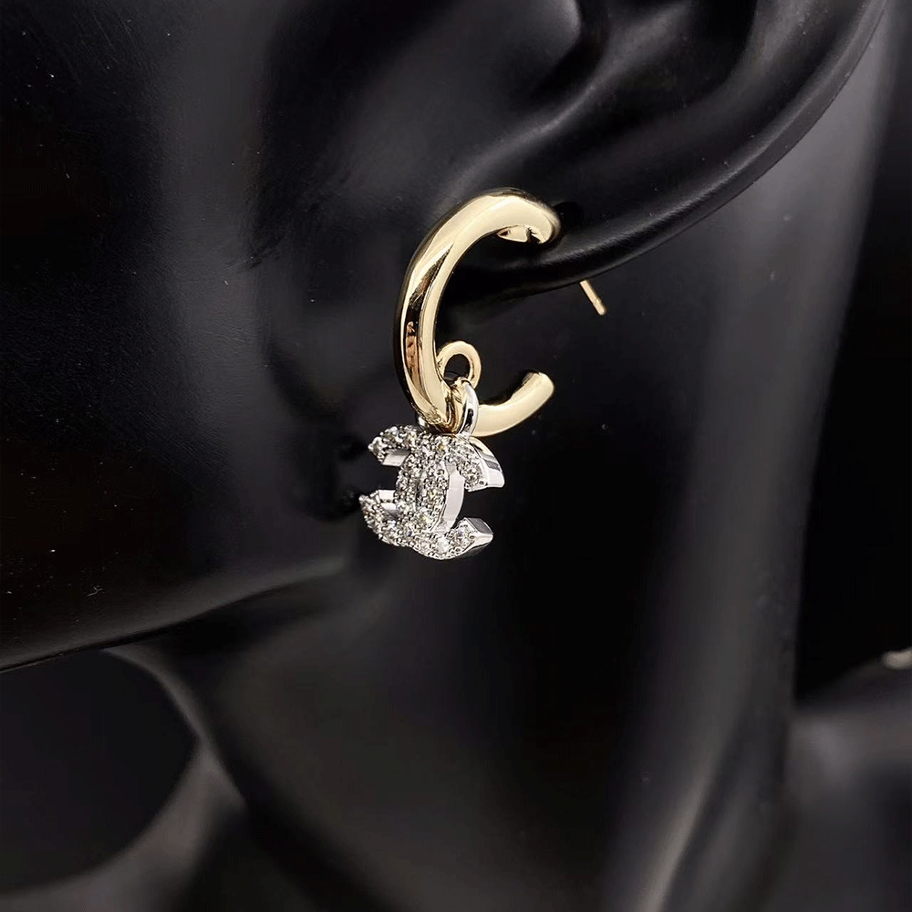 Chanel double c stud earrings（Replica）