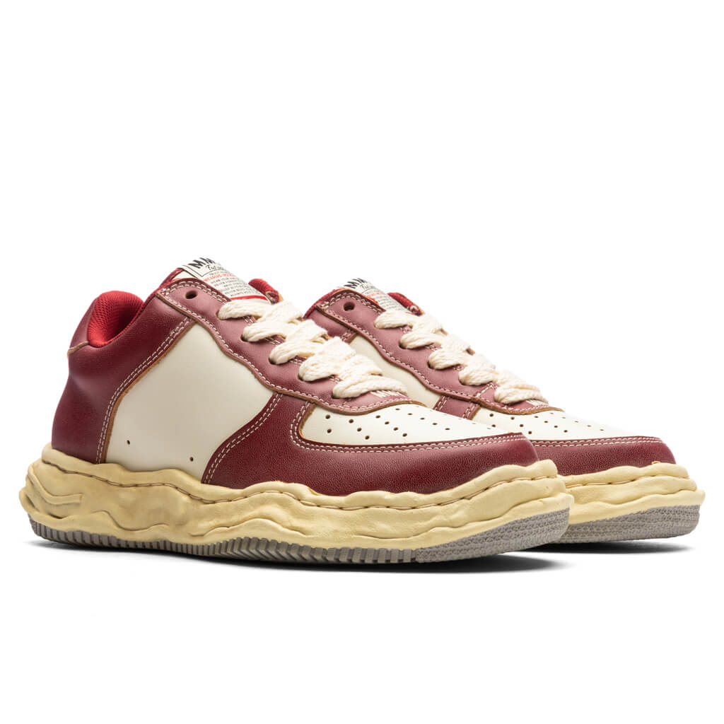 MIHARA YASUHIRO Wayne Low Vintage Leather - Red/White