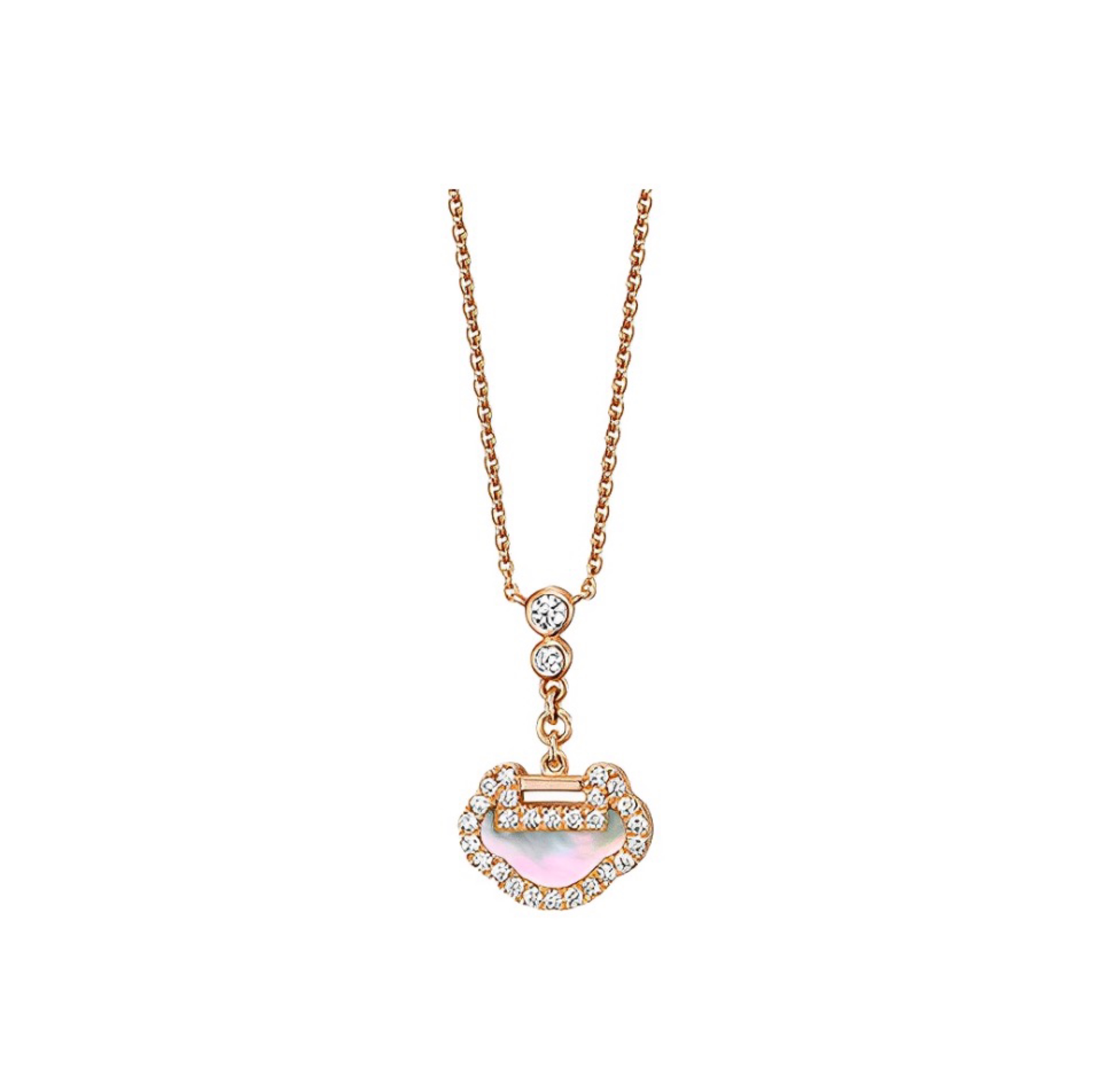 Qeelin Yu Yi Diamond Necklace Jewelry