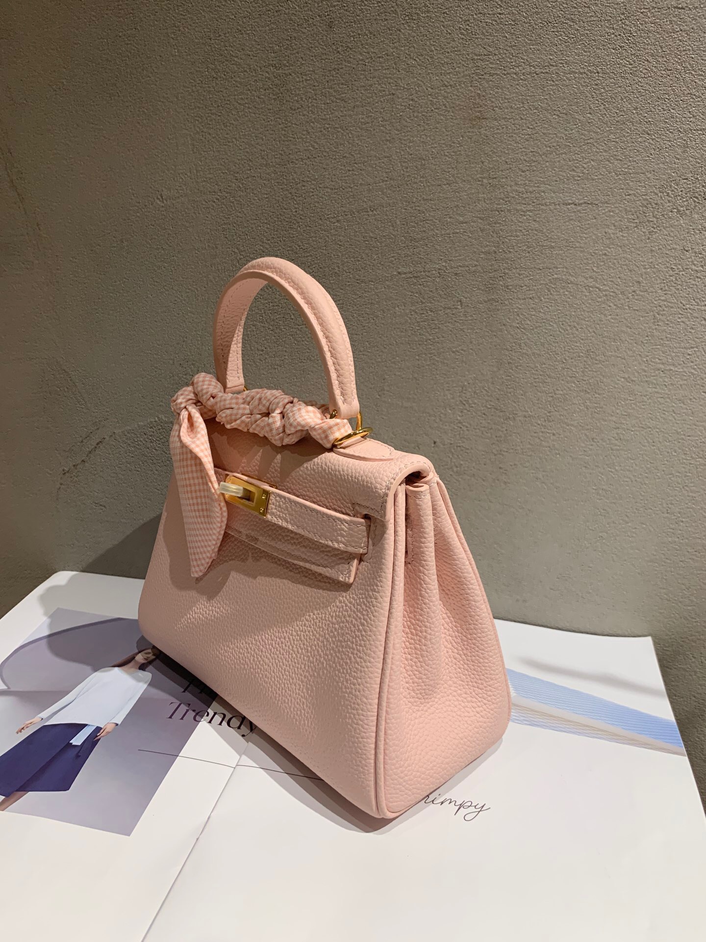 Hermes new pink kelly handbag