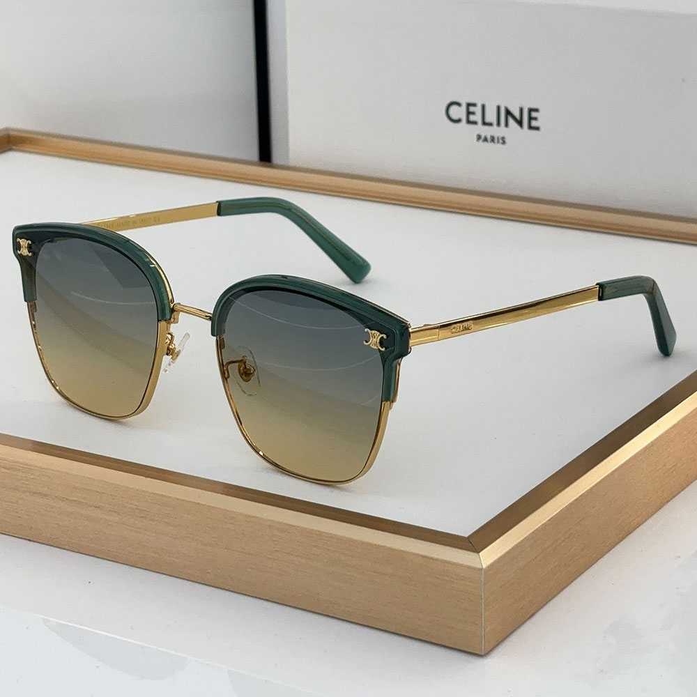 Celine  Metal Front Frame Logo  sunglasses Top quality