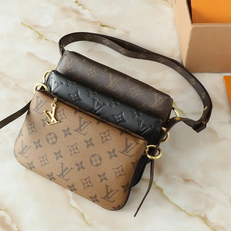 Louis Vuitton LV Lv3 Nicolas Ghesquière Clutch Bag Crossbody Bag Shoulder Bag