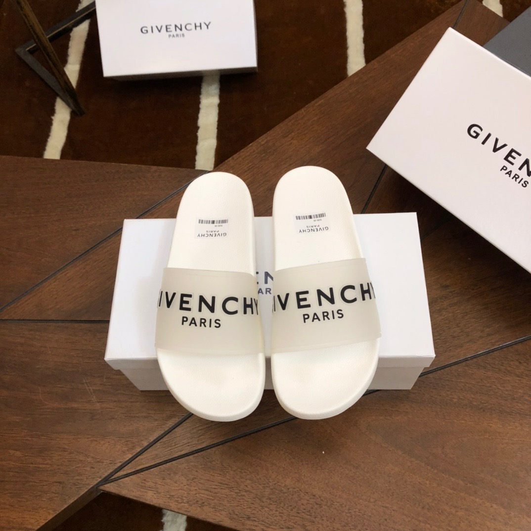 Givenchy Rubber Logo flip-flops Slide Sandal