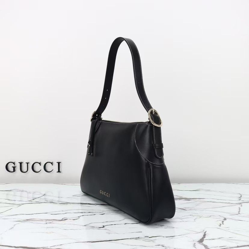 GUCCI Emblem shoulder bag