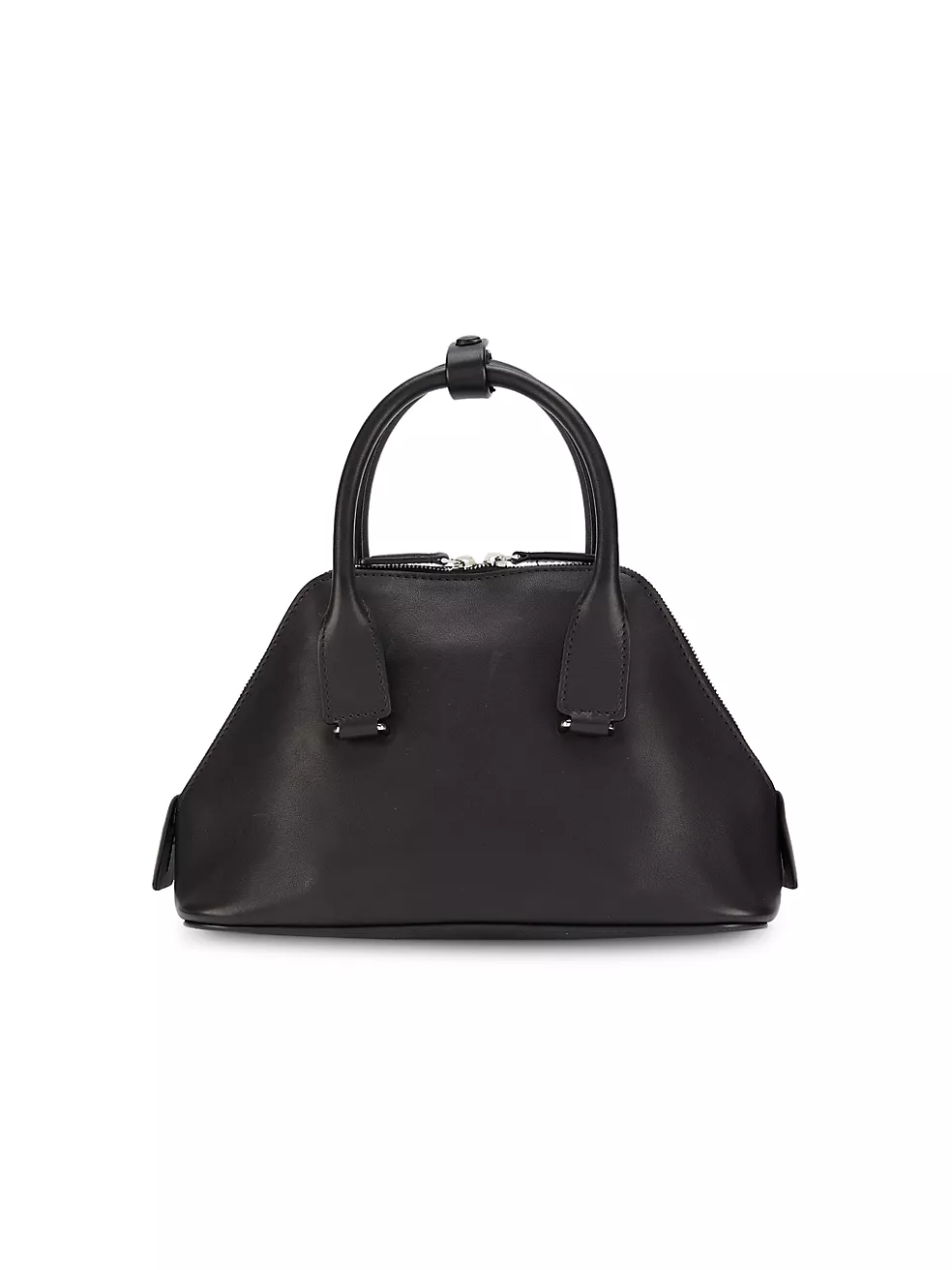 The Row  Mini Devon Leather Top Handle Bag