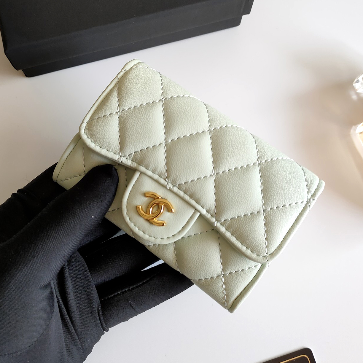 Chanel 23B Small Wallet-Red