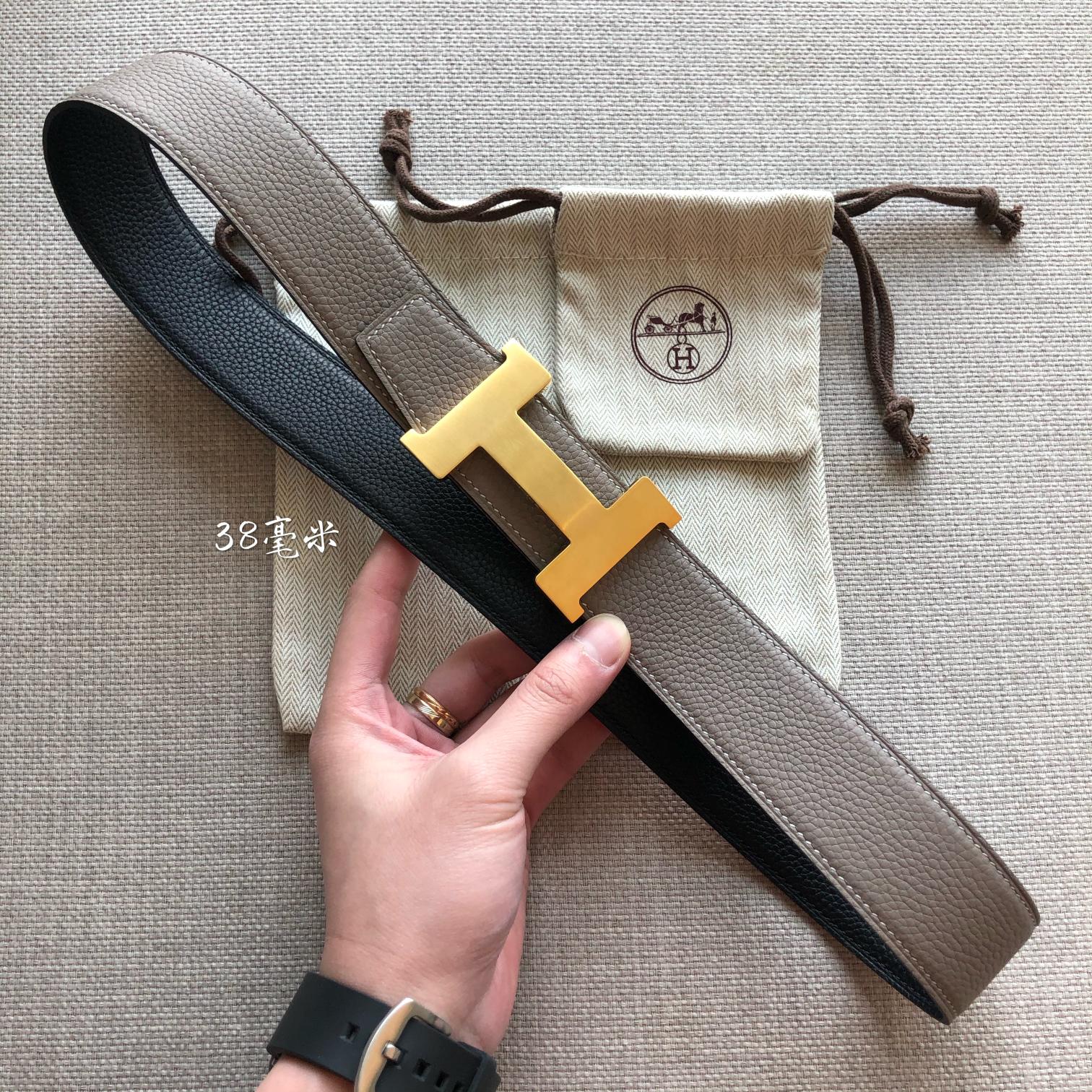 Hermes Leather Belts 1:1 Mirror Version
