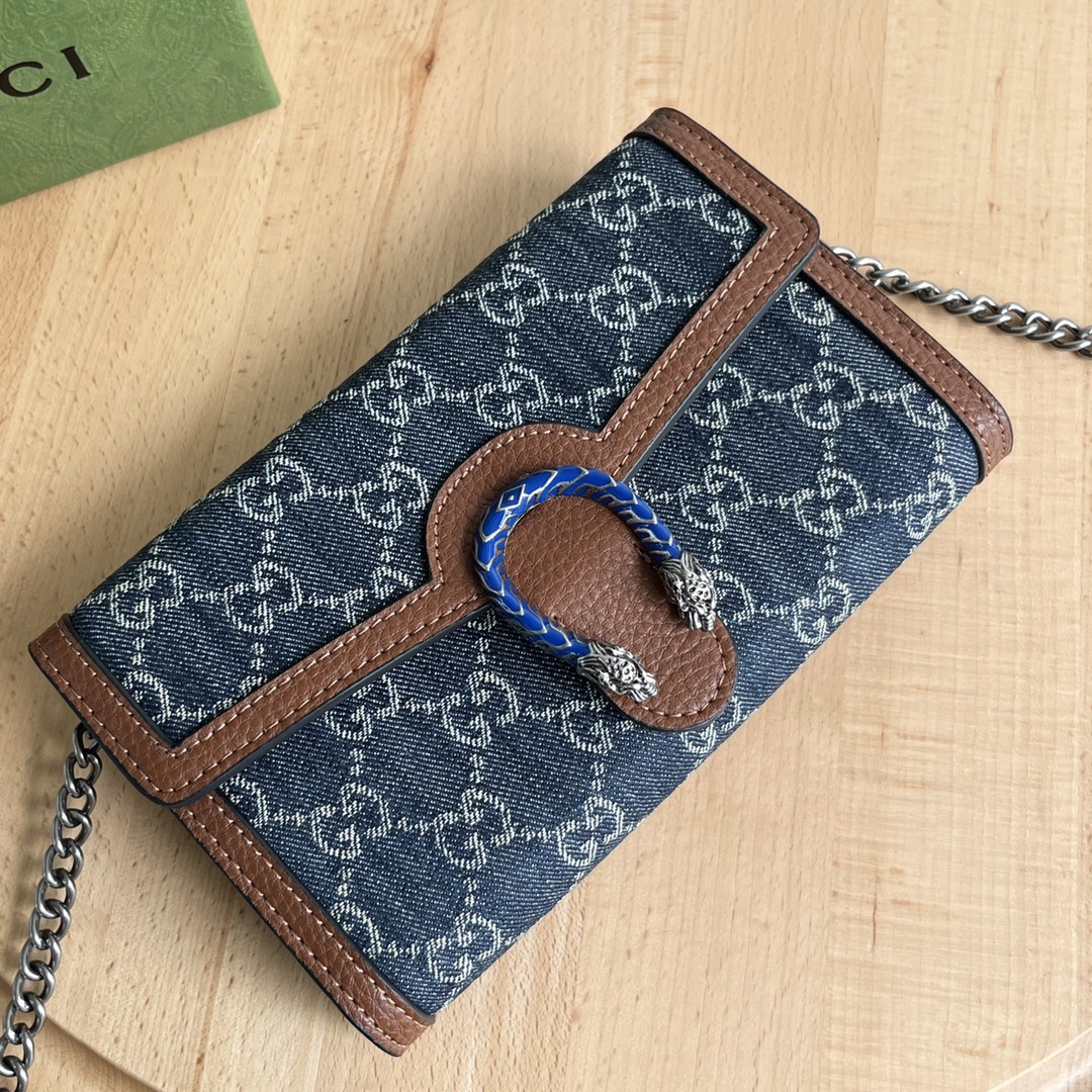Gucci dionysus woc chain mini bag wallet