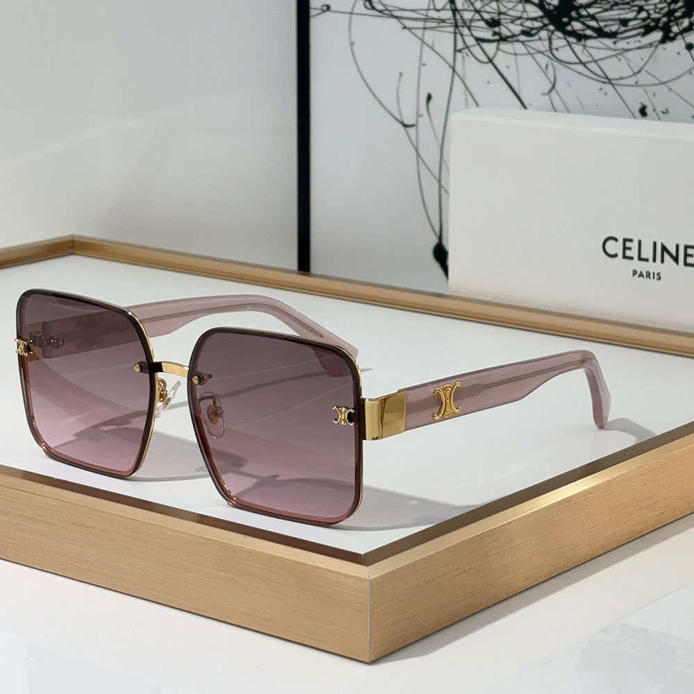 Celine  Recycle Metal frame  sunglasses Top quality