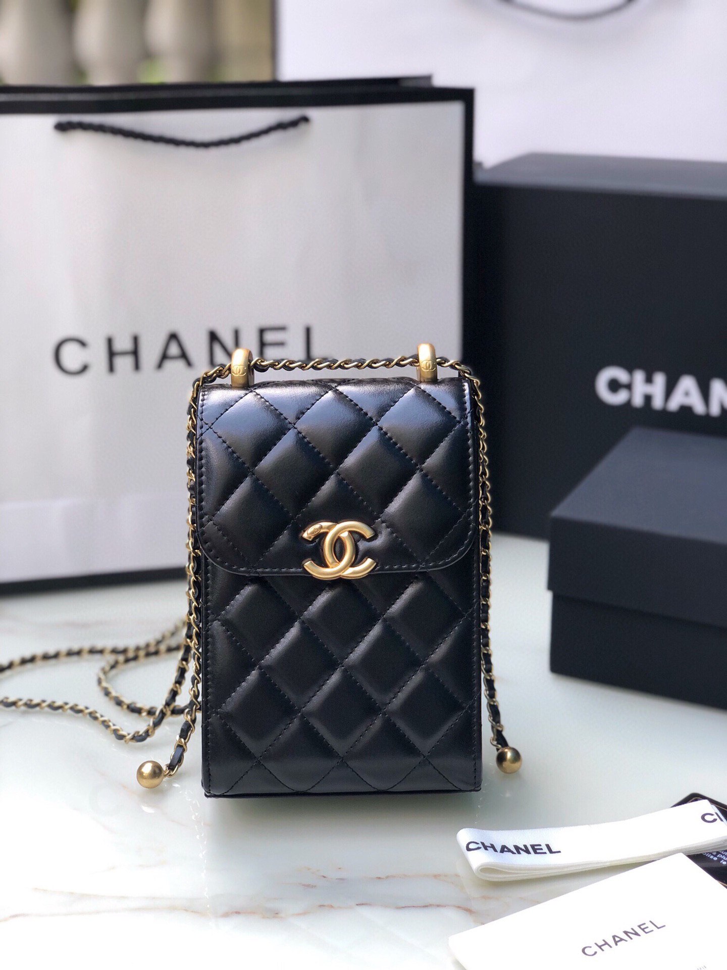 Chanel Lambskin Phone Bag