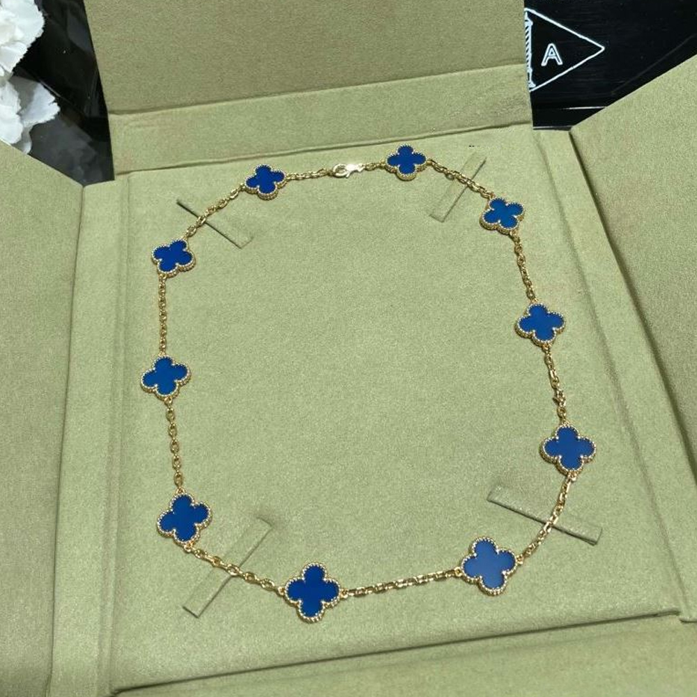 Van Cleef & Arpels Vca Cross Flower Necklace Jewelry
