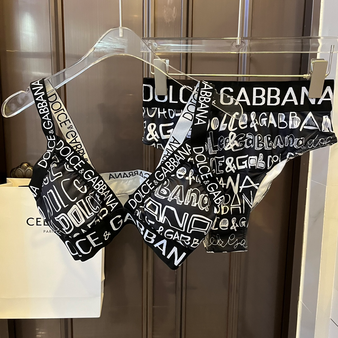 DOLCE & GABBAN DG Two-piece Swimsuit Swimwear