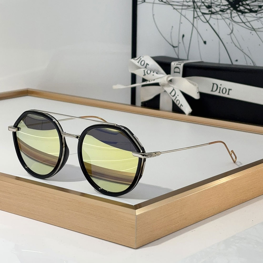 Dior Alloy Sunglasses With Reflective Frames Top quality