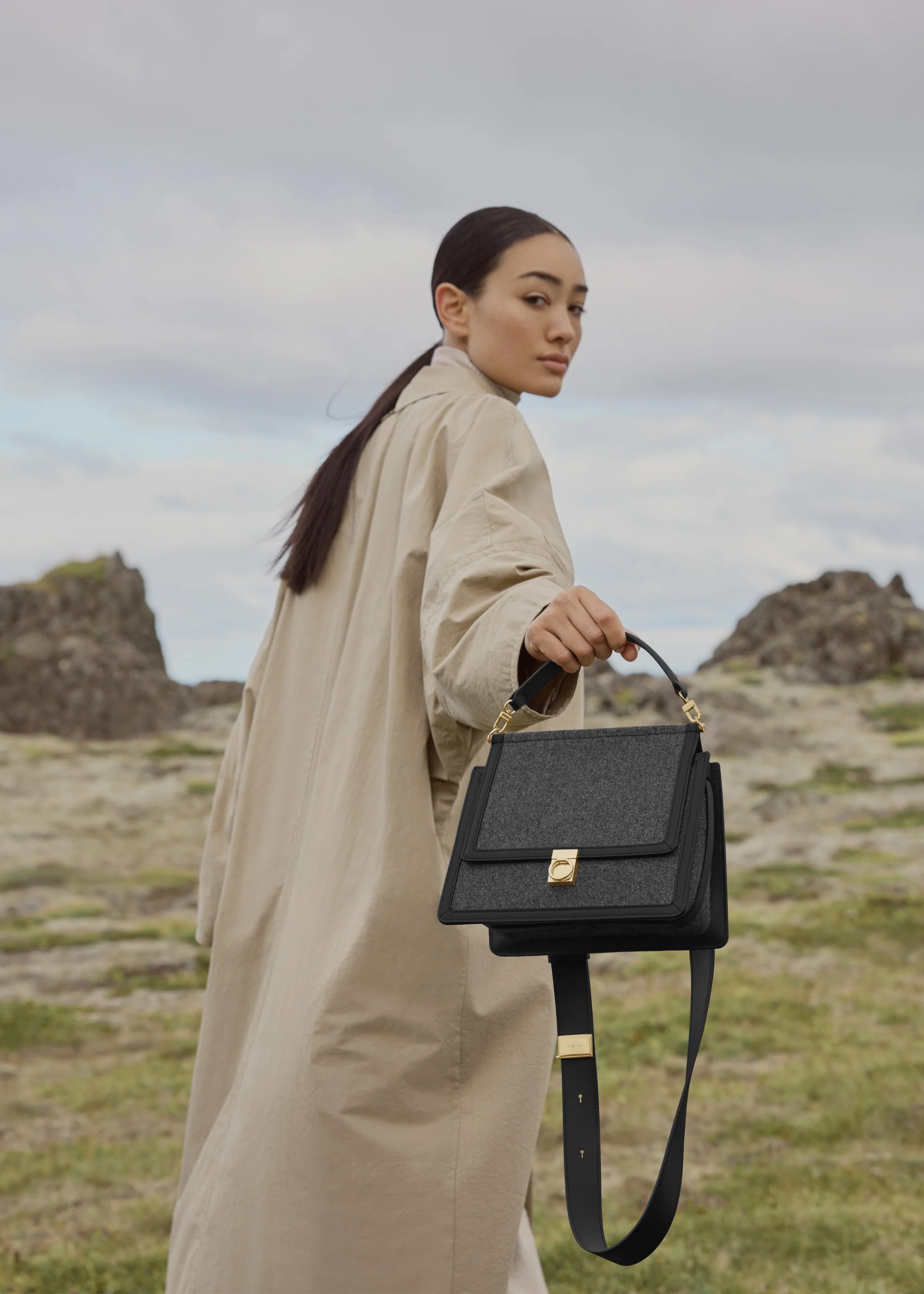 Polène Numéro Sept - Duo Black Canvas