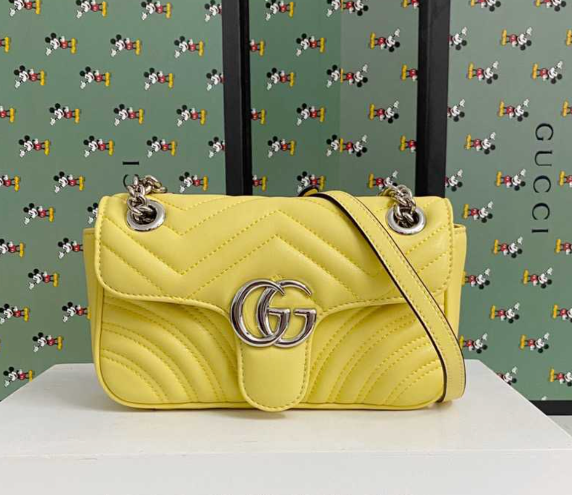 Gucci GG Marmont -Silver buckle