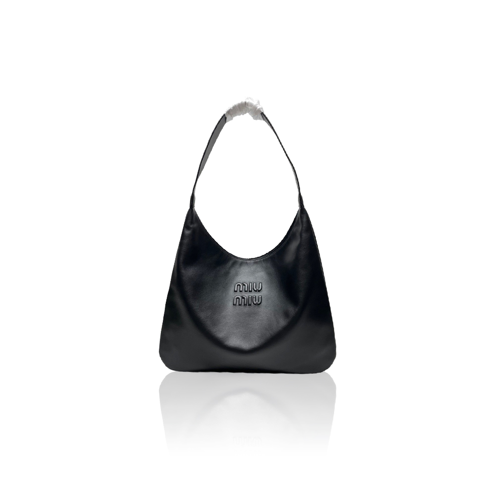 Miumiu Leather Hobo Underarm Bag
