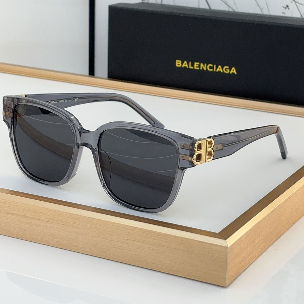 Balenciaga Retro trend Plate Frame sunglasses Top quality