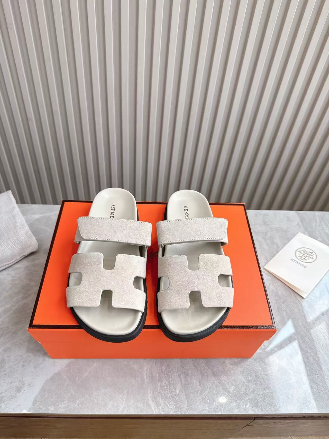 Hermes Chypre  Slide Sandals