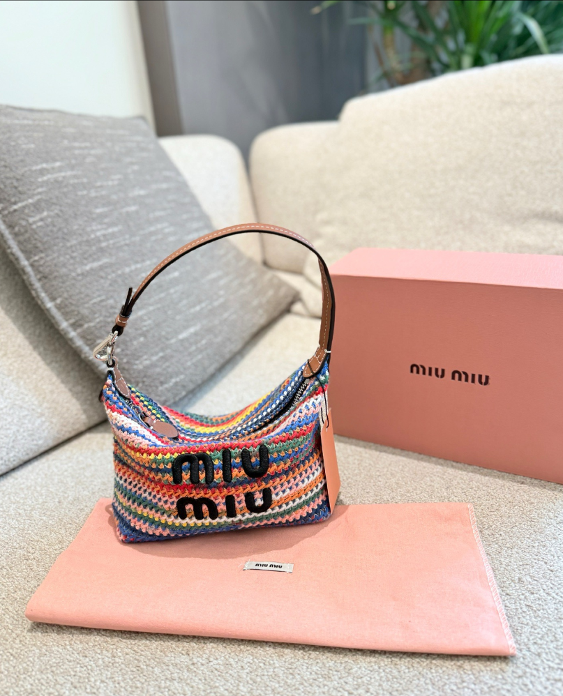Miumiu colorful handbags