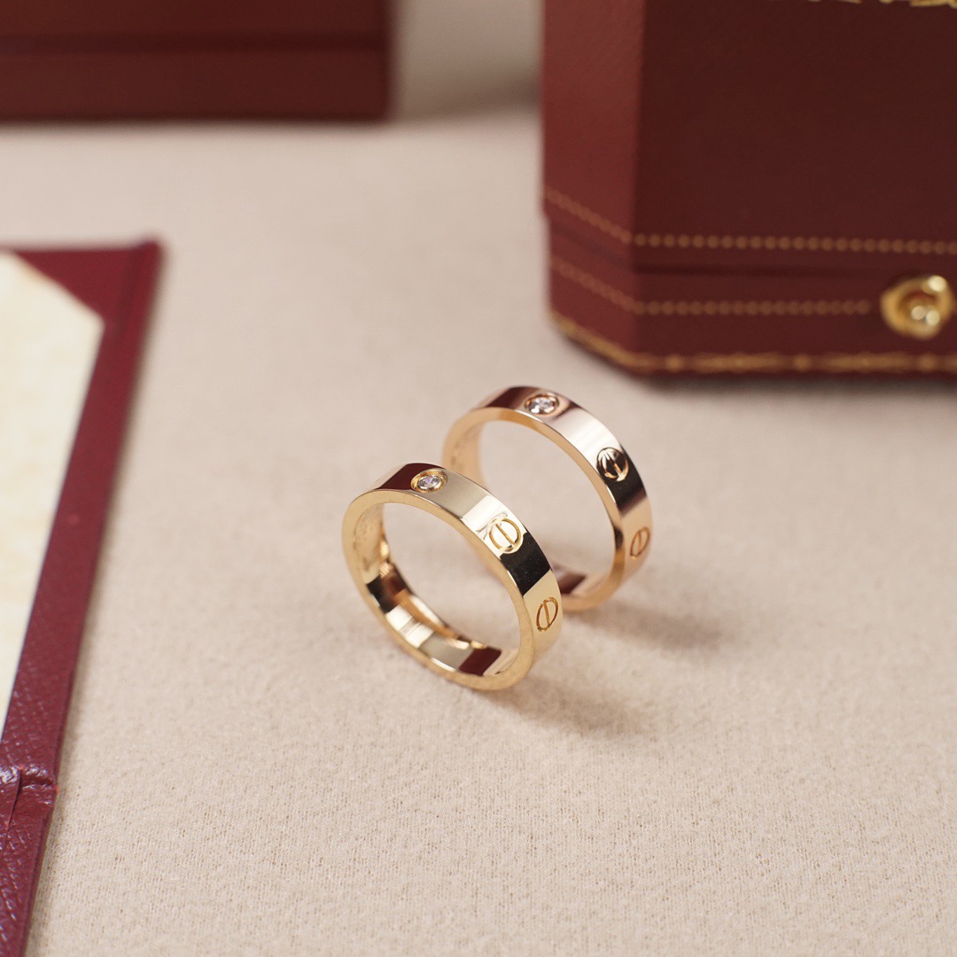 Cartier love series diamond ring