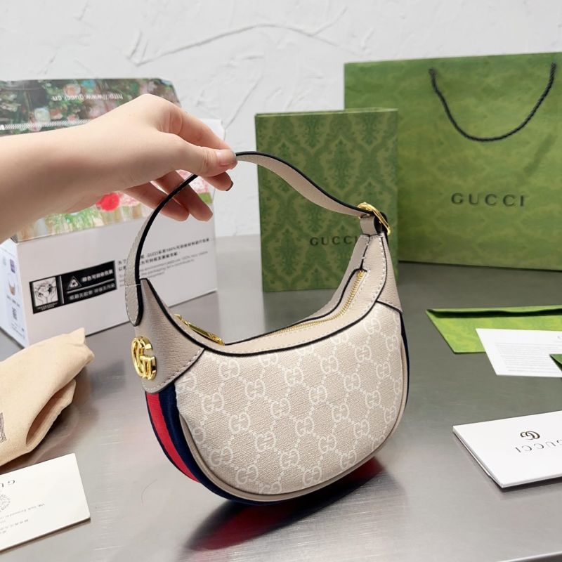 Gucci Ophidia Canvas&Leather Shoulder  Bags