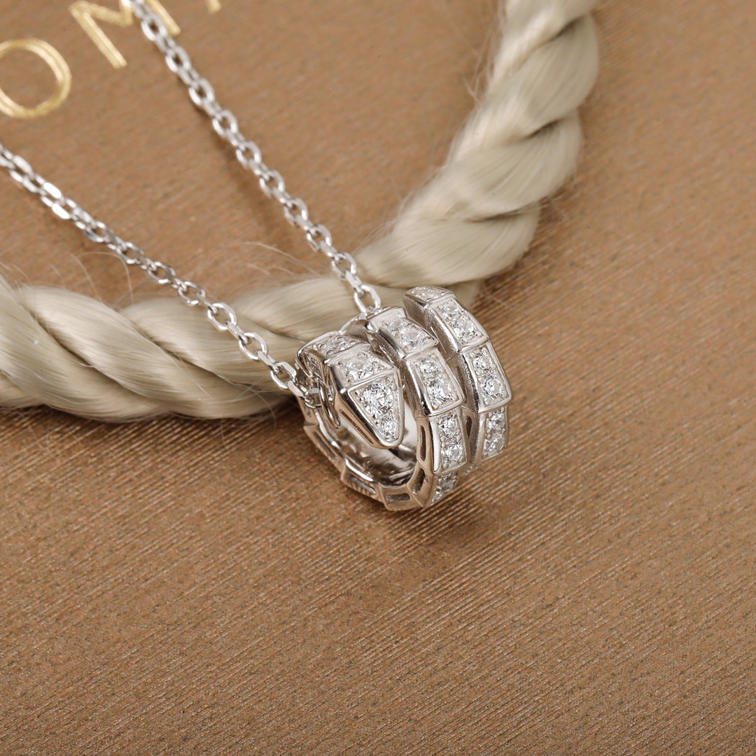 Bulgari Spirit Snake Pendant Necklace