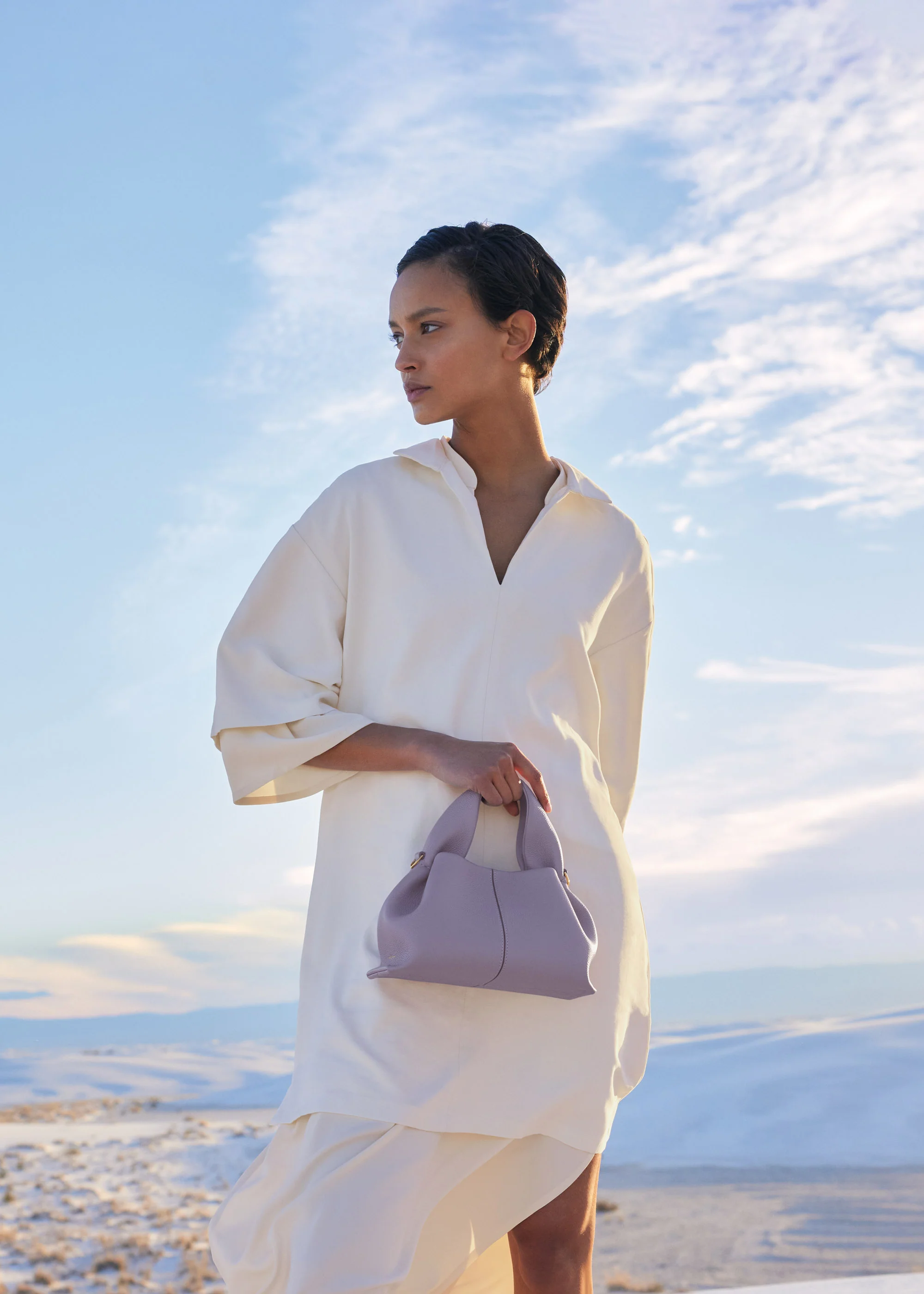 Polène Numéro Neuf Mini - Textured Mauve